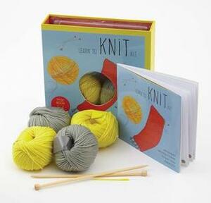 Learn to Knit Kit: Includes Needles and Yarn for Practice and for Making Your First Scarf-featuring a 32-page book with instructions and a project by Carri Hammett