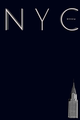 NYC Chrysler building midnight black grid style page notepad $ir Michael Limited edition by Michael Huhn