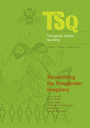 Decolonizing the Transgender Imaginary by Carsten Balzer, Carla Lagata, Salvador Vidal-Ortiz, Marcia Ochoa, Trystan Cotton