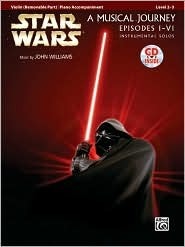 Star Wars Instrumental Solos for Strings (Movies I-VI): Violin (Book & CD) (Pop Instrumental Solo Series) by Alfred A. Knopf Publishing Company