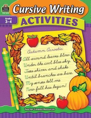 Cursive Writing Activities by Susan Collins