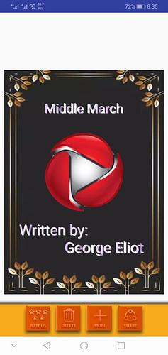 Middle March by George Eliot, George Eliot