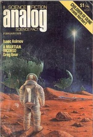 Analog Science Fiction and Fact, 1976 February by Isaac Asimov, Greg Bear, Ben Bova, Frank Herbert, Kevin O'Donnell Jr., Hayford Peirce