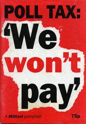 Poll Tax: “We Won't Pay” by Rob Sewell