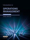 Introduction to Operations Management by John Naylor