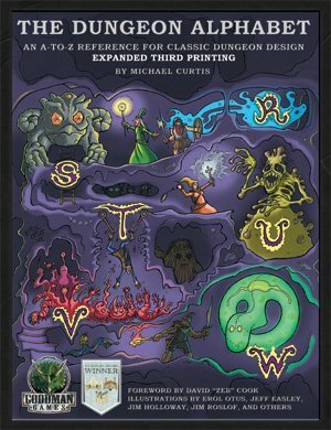 The Dungeon Alphabet Expanded Third Printing by Jim Holloway, Erol Otus, Michael Curtis, Jeff Easley, Jim Roslof