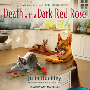 Death with a Dark Red Rose by Julia Buckley