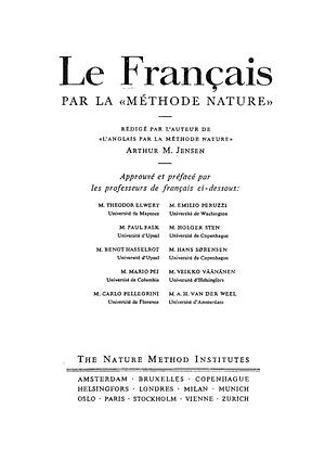 La Français par la Méthode Nature by Arthur M Jensen