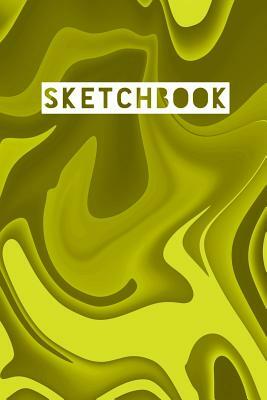 Sketchbook: Abstract Liquid Marble Yellow Design by Frasier Cheng-Binns