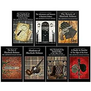 Sherlock Holmes Complete Illustrated 7 Books Collection Box Set By Arthur Conan by Arthur Conan Doyle