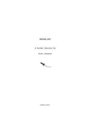 Knives Out (Screenplay) by Rian Johnson