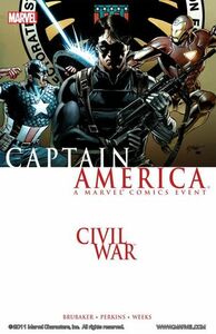 Civil War: Captain America by Mike Perkins, Ed Brubaker, Matt Milla, Lee Weeks, Stefano Gaudiano, Rick Hoberg, Joe Caramagna, Frank D'Armata