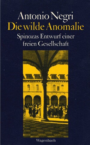 Wilde Anomalie. Baruch Spinozas Entwurf einer freien Gesellschaft by Antonio Negri