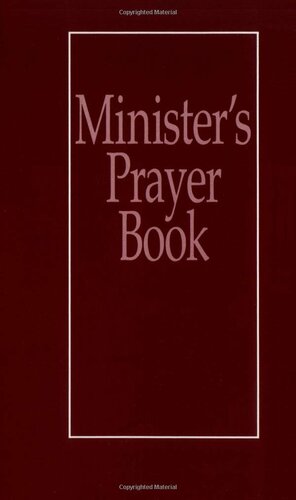 Minister's Prayer Book by John W. Doberstein