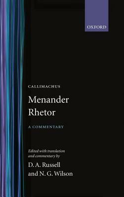 Rhetor by Menander, N. G. Wilson