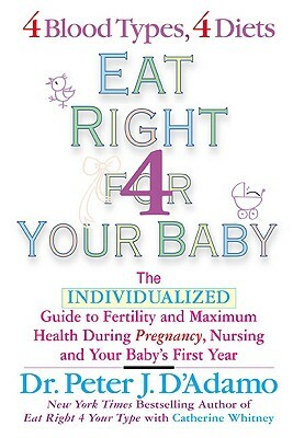 Eat Right for Your Baby: The Individulized Guide to Fertility and Maximum Heatlh During Pregnancy by Peter J. D'Adamo, Catherine Whitney