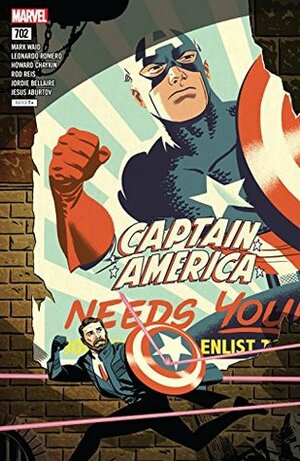Captain America (2017-2018) #702 by Howard Chaykin, Michael Cho, Mark Waid, Leonardo Romero, Rod Reis