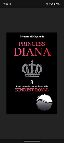 Princess Diana 8 Small Reminders from the World's Kindest Princess by 