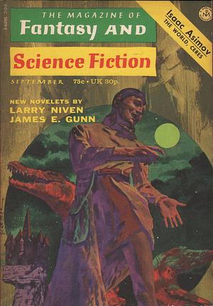 The Magazine of Fantasy and Science Fiction, September 1972 by John Sladek, Phyllis MacLennan, Sonya Dorman, James E. Gunn, Isaac Asimov, J.W. Schutz, Barry N. Malzberg, Edward L. Ferman, Larry Niven, Gene Kearny