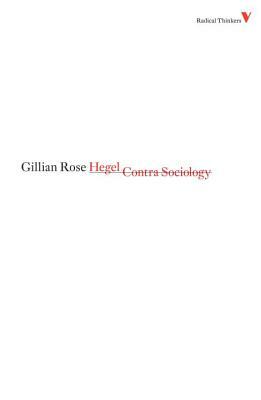 Hegel Contra Sociology by Gillian Rose