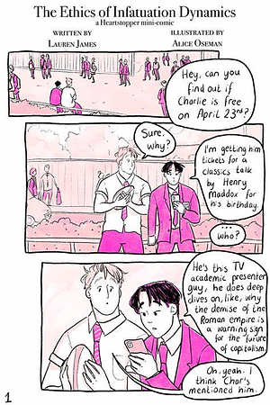 Heartstopper Guest Comic - Busy Bee The Ethics of Infatuation Dynamics by Alice Oseman, Lauren James