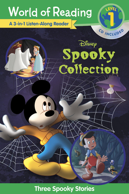 World of Reading Disney's Spooky Collection 3-In-1 Listen-Along Reader (Level 1 Reader): 3 Scary Stories with CD! by Disney Books
