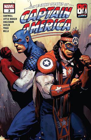 The United States Of Captain America (2021) #3 by Christopher Cantwell, Christopher Cantwell, Darcie Little Badger, Gérald Parel