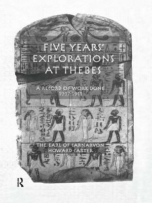 Five Yrs Exploration At Thebes by Howard Carter