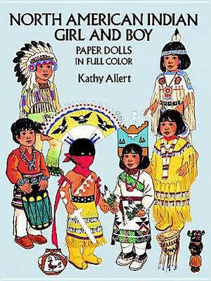 North American Indian Girl and Boy Paper Dolls by Kathy Allert