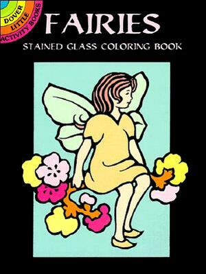 Fairies Stained Glass Coloring Book by Marty Noble