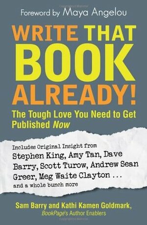 Write That Book Already!: The Tough Love You Need to Get Published Now by Kathi Kamen Goldmark, Sam Barry