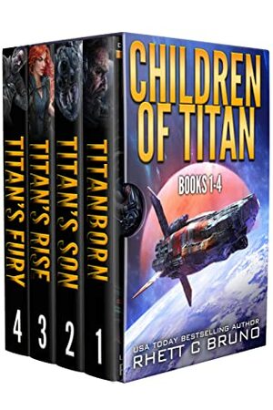 Children of Titan Series: Books 1-4: (A Space Opera Thriller Box Set) by Rhett C. Bruno