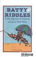 Batty Riddles by Katy Hall, Lisa Eisenberg