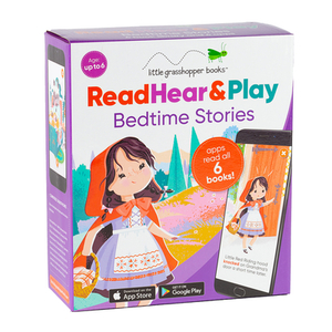 Read Hear & Play: Bedtime Stories (6 Book Set & Downloadable Apps!) by Little Grasshopper Books