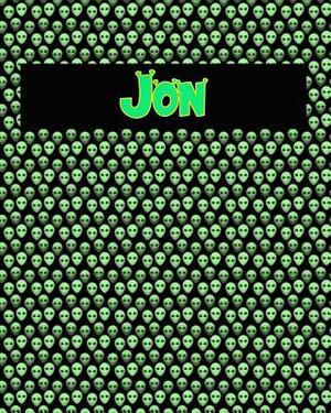 120 Page Handwriting Practice Book with Green Alien Cover Jon: Primary Grades Handwriting Book by Sheldon Franks