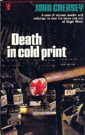 Death in Cold Print by John Creasey