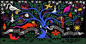2024 McSweeney's Advent Calendar by Allen Rein, Caroline Cook, Sasha Pearl, Melinda Taub, Sparrow, Jon McNaught, Mary Spencer, John Moe, Jordan Call, Riane Konc, Audrey Burges, Jennie Egerdie, Jamie Cricks, Marco Kaye, Maggie Downs, Tom Smyth, Tucker Nichols, ikechukwu ufomadu, Gary M. Almeter, Colin Nissan, Sarah Schmelling, Madeleine Trebenski, Charlie Moe, Rose O'shea