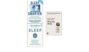 Sleep Smarter, Sleep, Why We Sleep 3 Books Collection Set by Matthew Walker, Nick Littlehales, Shawn Stevenson