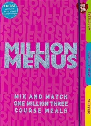 Million Menus by Parragon Book Service Limited