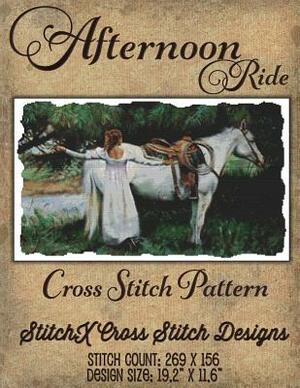 Afternoon Ride Cross Stitch Pattern by Tracy Warrington, Stitchx