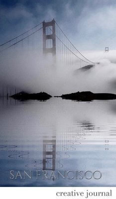 San Francisco stunning golden gate bridge reflections Blank white page Creative Journal by Michael Huhn