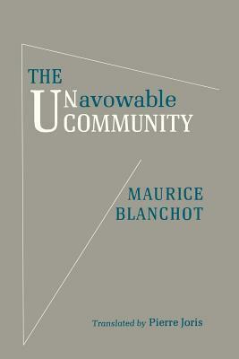 The Unavowable Community by Maurice Blanchot