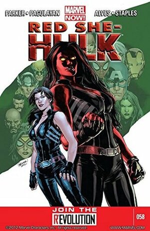 Red She-Hulk #58 by Jeff Parker, Various, Skottie Young, Val Staples, Wellinton Alves, Carlo Pagulayan