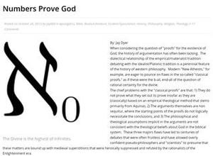 Numbers Prove God by Jay Dyer