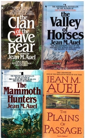 The Clan of the Cave Bear, The Valley of Horses, The Mammoth Hunters, The Plains of Passage by Jean M. Auel