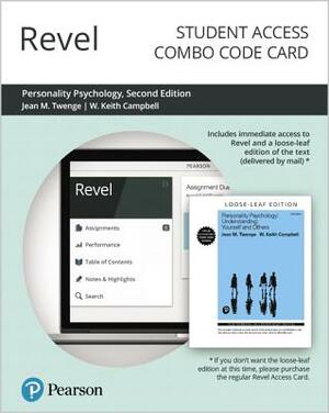 Revel for Personality Psychology: Understanding Yourself and Others -- Combo Access Card by Jean Twenge, W. Campbell, Keith Campbell