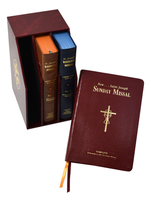 St. Joseph Daily and Sunday Missal (Large Type Editions): Complete Gift Box 3-Volume Set by Catholic Book Publishing & Icel