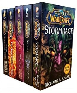 Warcraft: The Shattering, Thrall Twilight of the Aspects, Arthas Rise of the Lich King, Stormrage, Voljin by Christie Golden, Richard A. Knaak, Michael A. Stockpole