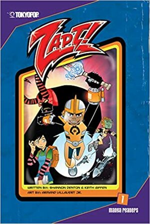 Zapt! manga volume 1 by Armand Villavert Jr., Shannon Eric Denton, Keith Giffen