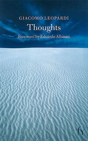 Thoughts by J.G. Nichols, Edoardo Albinati, Maarja Kangro, Giacomo Leopardi